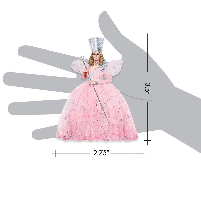 Paper House Productions 3.5" x 2.75" Wizard of Oz Die-Cut Glinda the Good Witch Shaped Magnet for Refrigerators and Lockers - Image 2